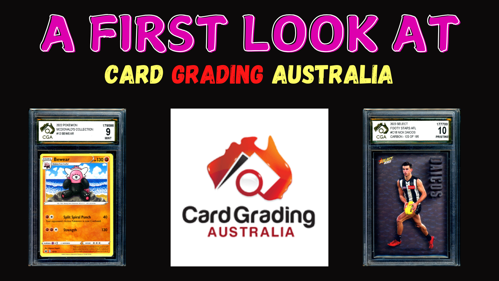 Card Grading Australia - A First Look