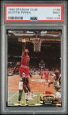 1992 Topps NBA Stadium Club MEMBERS CHOICE Scottie Pippen Graded PSA 9