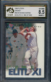 1994 Futera Cricket Elite XI ROOKIE CARD Shane Warne CGA 8.5 Serial Nu