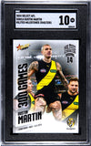 2024 Select AFL Hilites Dustin Martin 300 Games MILESTONES Graded SGC