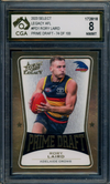 2023 Select Legacy AFL PRIME DRAFT /100 Rory Laird Graded CGA 8 Adelai