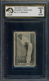 1932 Sweetacres Prominent Cricketers #47 Don Bradman Graded CGA 3 Cric