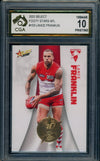 2022 Select AFL 30TH ANNIVERSARY Lance Franklin Graded CGA 10 Pristine