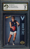 2014 Select AFL Future Force ROOKIE Jordan De Goey Graded CGA 9 Collin