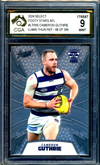 2024 Select AFL Luminous Thunderbolt REFRACTOR Cameron Guthrie Graded