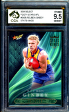 2024 Select AFL Footy Stars STATS KINGS Reuben Ginbey Graded CGA 9.5 W