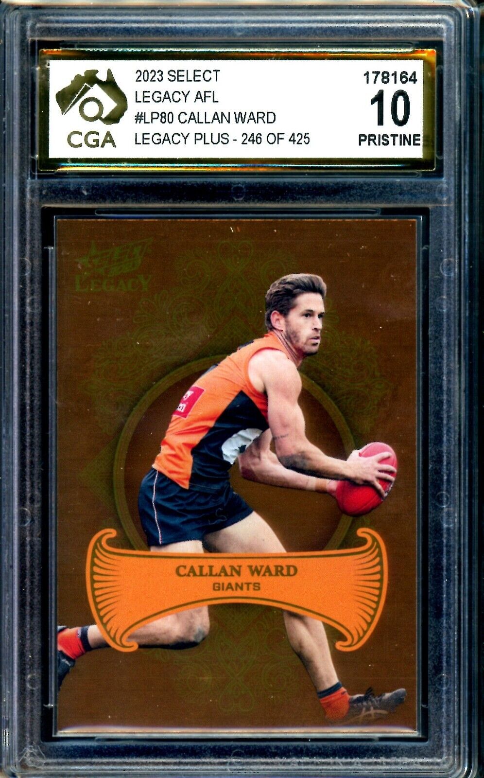 2023 Select AFL Legacy PLUS Callan Ward Graded CGA 10 GWS Giants