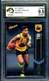 2017 Select Future Force AFL Bobby Hill ROOKIE CARD Graded CGA 9.5