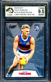 2024 Select AFL Luminous Thunderbolt REFRACTOR Adam Treloar Graded CGA