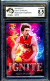 2024 Select AFL Footy Stars IGNITE Noah Anderson Graded CGA 8.5 Gold C