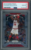 2019-20 Panini Prizm Hakeem Olajuwon Graded PSA 10 Gem Mint 💎 POP 1