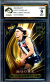 2024 Select AFL Footy Stard STATS KINGS Darcy Moore Graded CGA 9 Colli