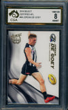 Select 2016 Certified AFL Jordan De Goey ROOKIE CARD Graded CGA 8 Coll