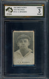 1932 Sweetacres Test Match Records #16 Don Bradman Graded CGA 3 Cricket