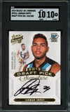 2014 Select AFL Honours DRAFT PICK SIGNATURE Jarman Impey Graded SGC 10 Auto 10