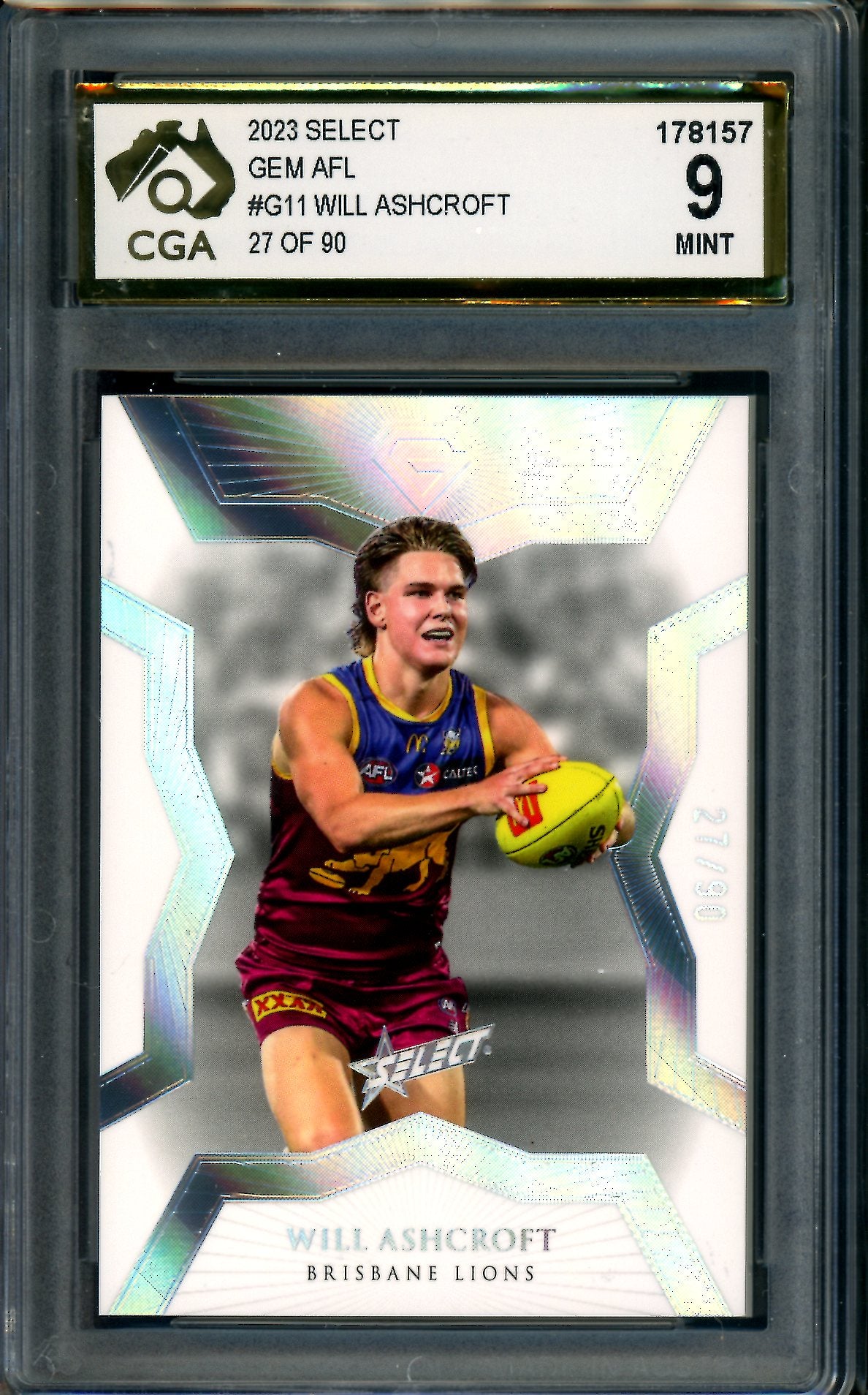 Will Ashcroft Rookie Graded Bundle